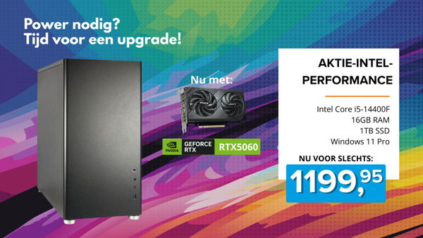 Desktop | I5 14e Gen | GeForce RTX 5060 8GB VRAM | 16GB RAM | 1TB SSD | Windows 11 Prof