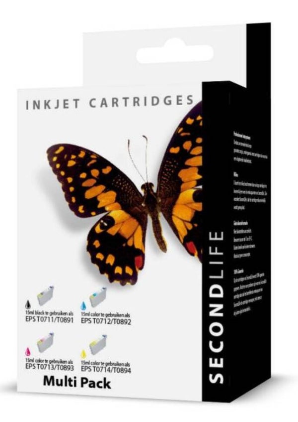 Second Life Inkt Epson T0715 Multipack