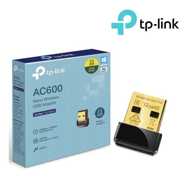 NANO USB TP-Link WL600 Archer T2U Dual band