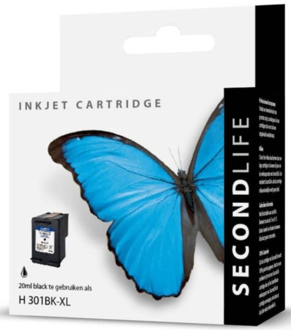 Inkt Second Life HP 301XL Black