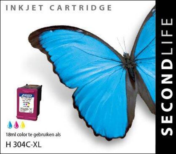 SecondLife - HP 304 XL Color  18,ml