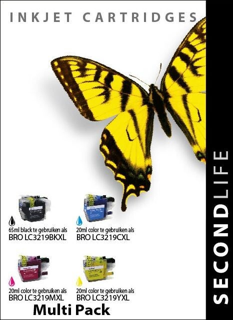 SecondLife - Multi Brother LC3219XL BK, C, M en Y