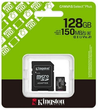 Kingston 128GB microSDXC Canvas Select Plus Gen3