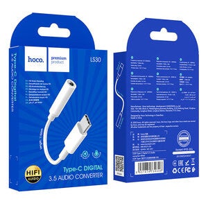 USB-C --> Jack 3,5MM adapter Hoco LS30