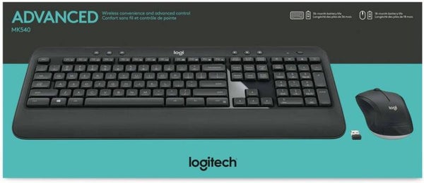 Logitech MK540 Keyb-Mouse wireless BK