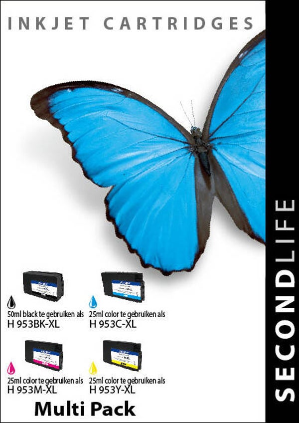 Multipack HP 953 XL BK, C, M en Y