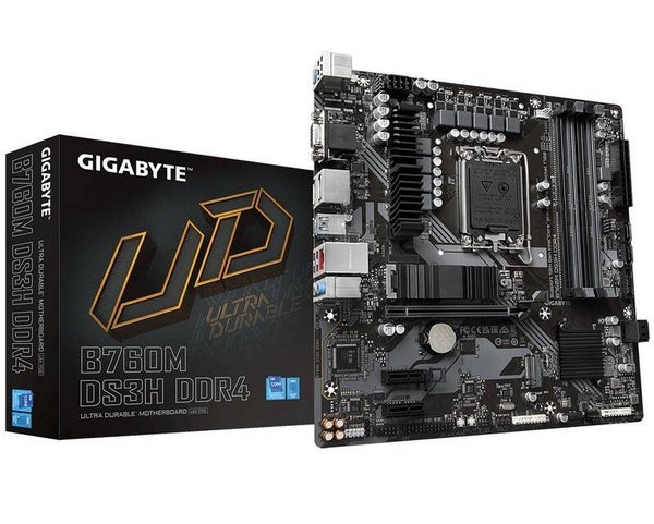 Gigabyte 1700 B760M DS3H DDR4 - DDR4/M.2/DP/HDMI/ATX