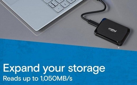SSD Crucial X9 Pro  1TB BK USB-C /1050