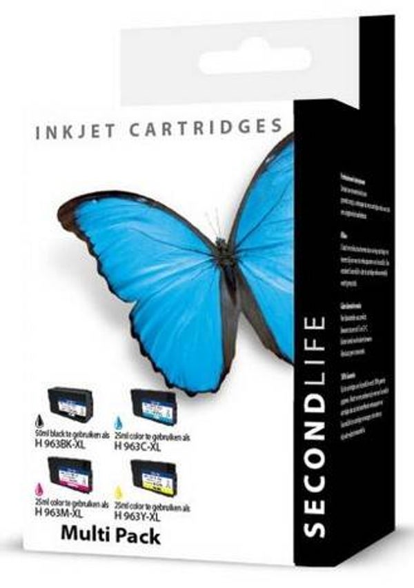 SecondLife - Multipack HP 963 XL BK/C/M/Y