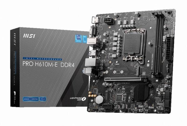 MSI 1700 PRO H610M-E DDR4 - DDR4/M.2/HDMI/VGA/µATX