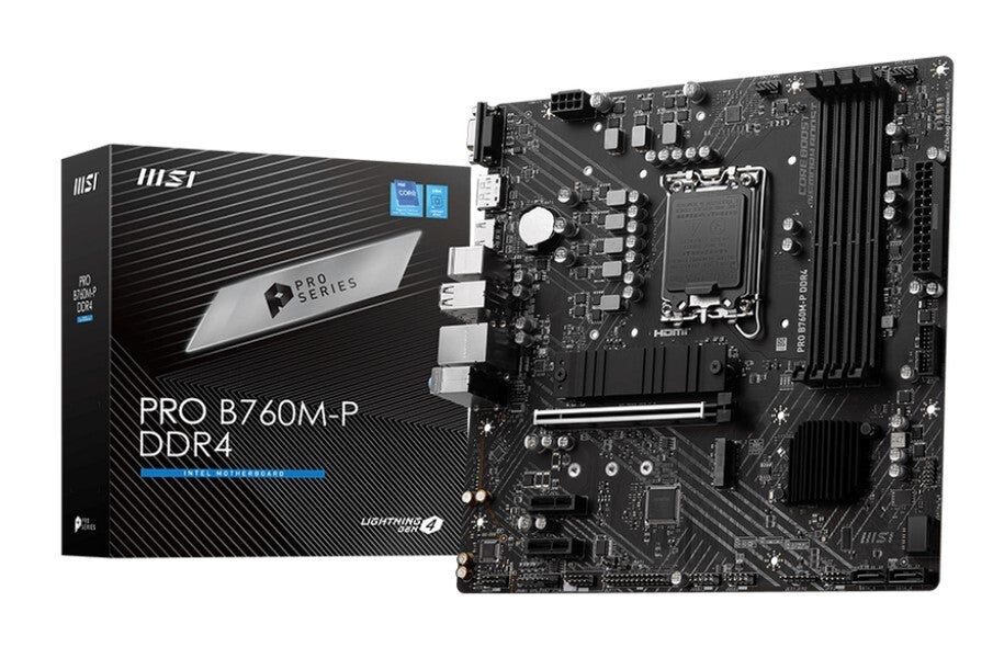 MSI 1700 PRO B760M-P DDR4/2xM.2/DP/HDMI/VGA/µATX
