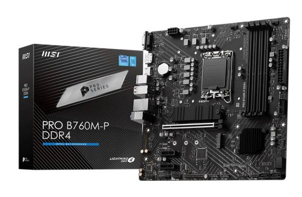 MSI 1700 PRO B760M-P DDR4/2xM.2/DP/HDMI/VGA/µATX