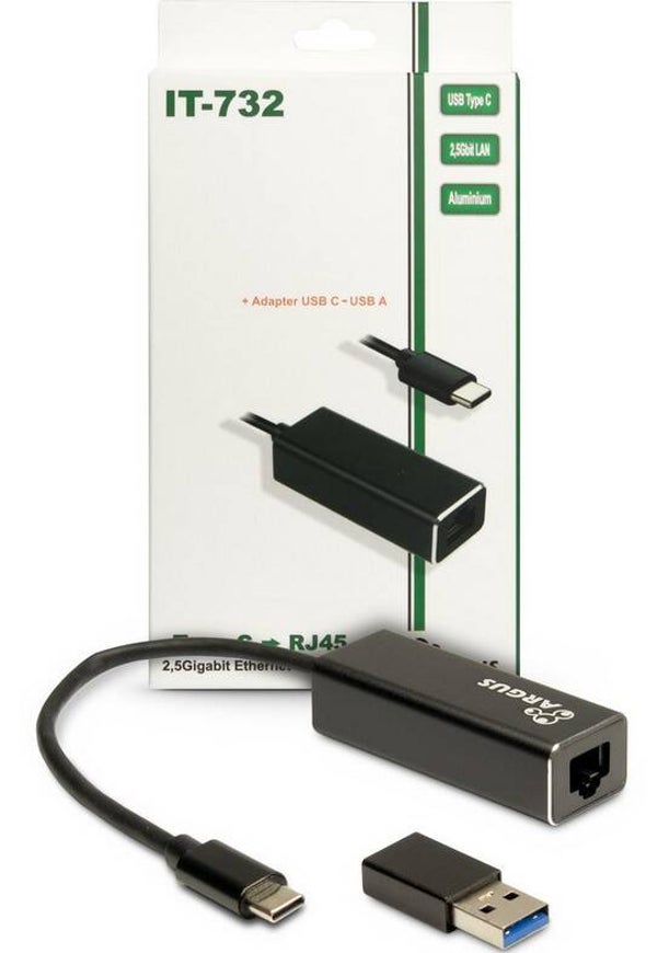 USB-C RJ45 2500Mbps Adap  Argus IT-732
