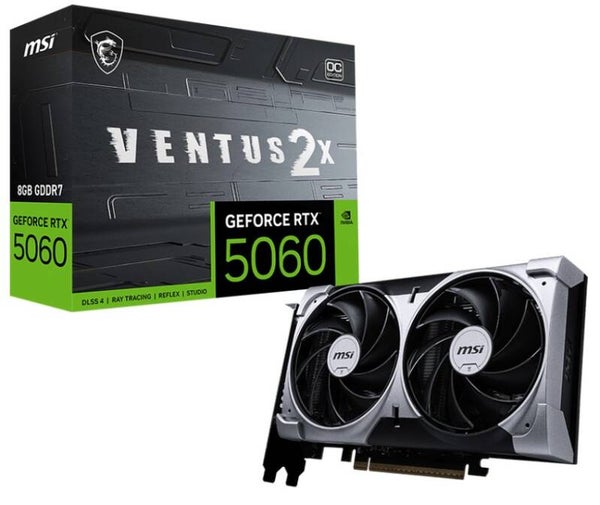 5060 MSI RTX VENTUS 2X OC 8GB/3xDP/HDMI