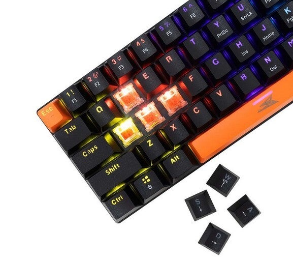 BARACUDA Keyb Mechanical Red 61Key 22 Anti Ghosting