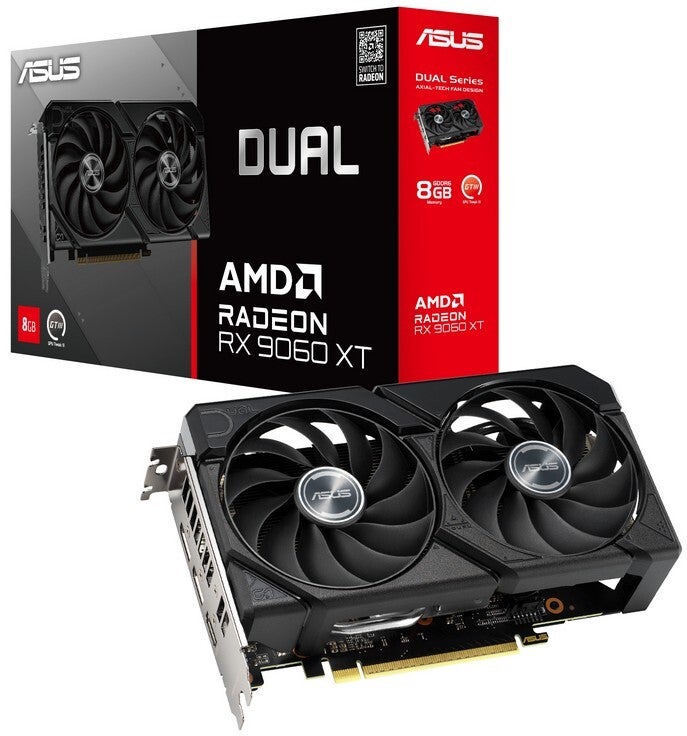 9060XT ASUS DUAL RX OC 8GB/2xDP/1xHDMI