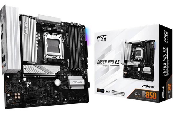 ASRock AM5 B850M Pro RS - DDR5/3xM.2/DP/HDMI/µATX