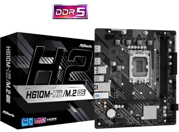 ASRock 1700 H610M-H2/M.2 D5 - DDR5/M.2/2xHDMI/µATX