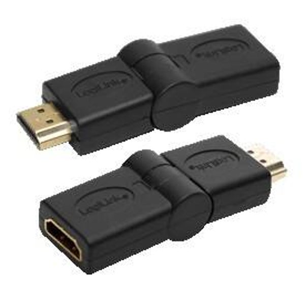 Adapter HDMI (F) -HDMI (M) 180° draaibaar AH0011