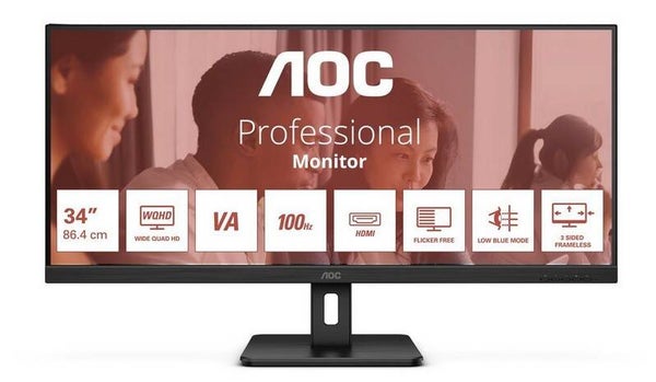 AOC U34E2M (34") 3440 x 1440 100Hz 4ms