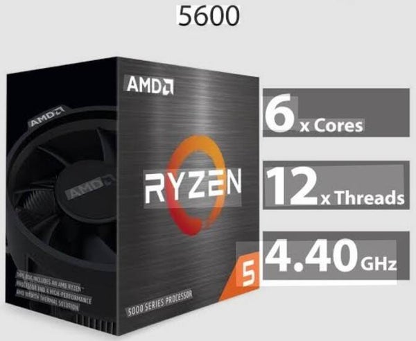 AM4 AMD Ryzen 5 5600 65W /C6T12 /4.4Hz /35MB /BOX