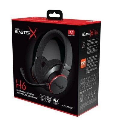 Creative Sound Blaster X, H6 USB Gaming Headset