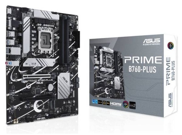 ASUS 1700 B760-PLUS D4 PRIME - DDR4/3xM.2/DP/HDMI/VGA/ATX