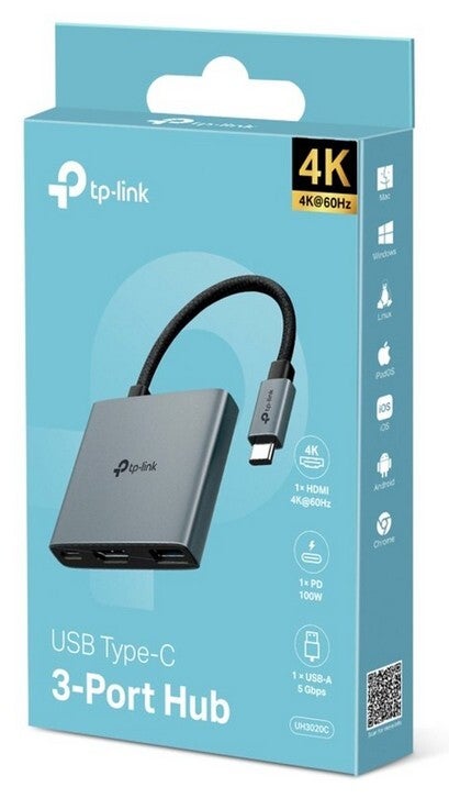 TP-Link UH3020C interface hub USB Type-C 5000 Mbit/s