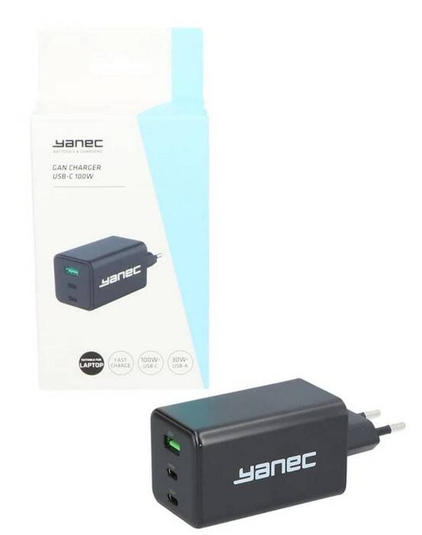 GaN lader USB-A USB-C 100W P1059678