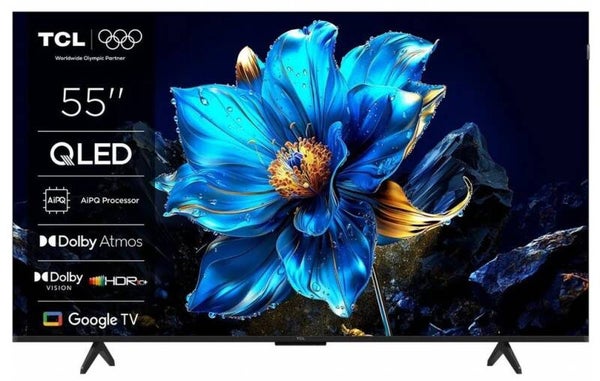 TCL 55P7K | 55" 4K Ultra HD QLED Smart TV | Google TV | Dolby Vision & HDR10 | 60Hz