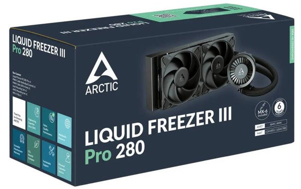 Arctic Liquid Freezer III Pro - 280 Waterkoeling