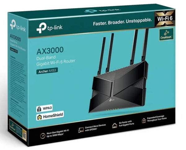 AX3000 WiFi6 Mesh-4Port 1Gbps TP-Link AX53