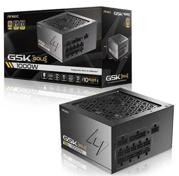 Antec 1000W GSK1000 EC 80+ Gold Full Modular ATX3.1
