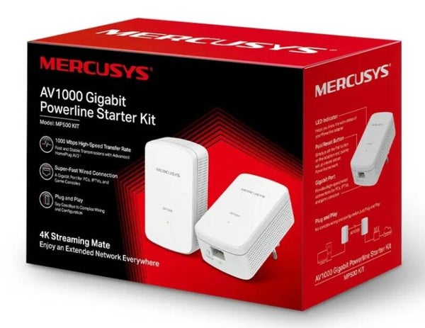 AV1000 1xLan 2st MERCUSYS MP500 set.2