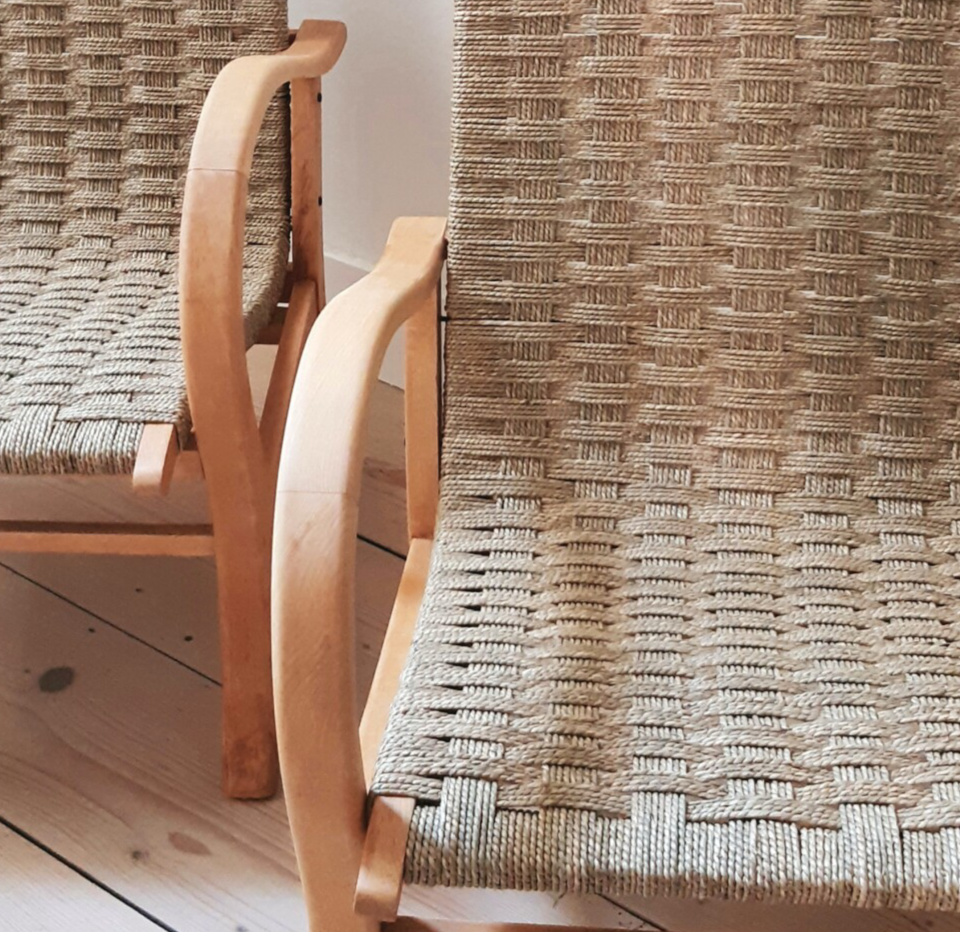 herstellen zeegras stoel