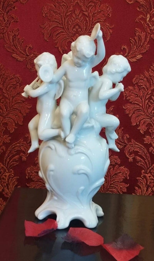 Scultura 4 putti musicisti Ginori