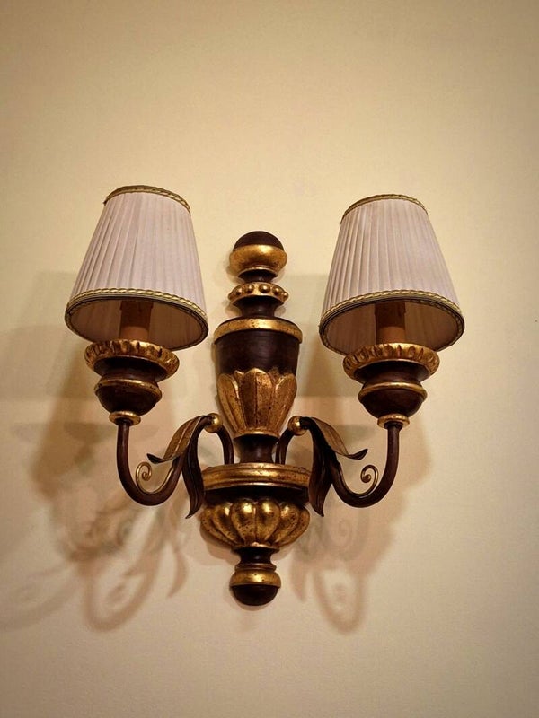 Coppia applique in stile impero