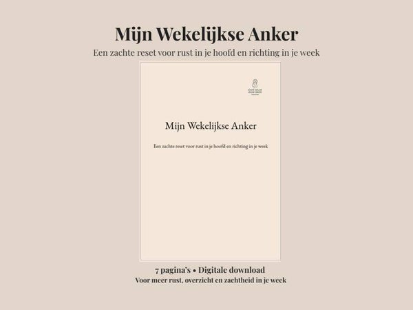 Mijn Wekelijkse Anker