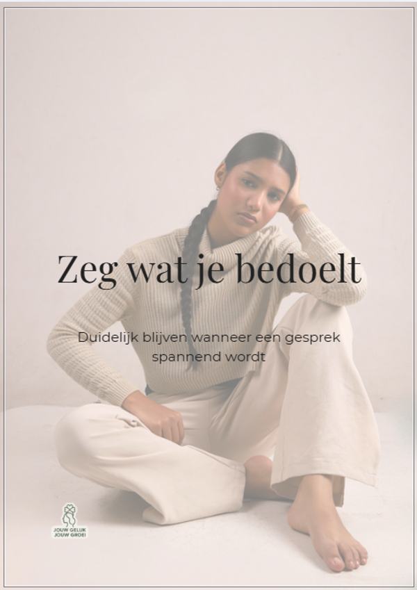 Zeg wat je bedoelt