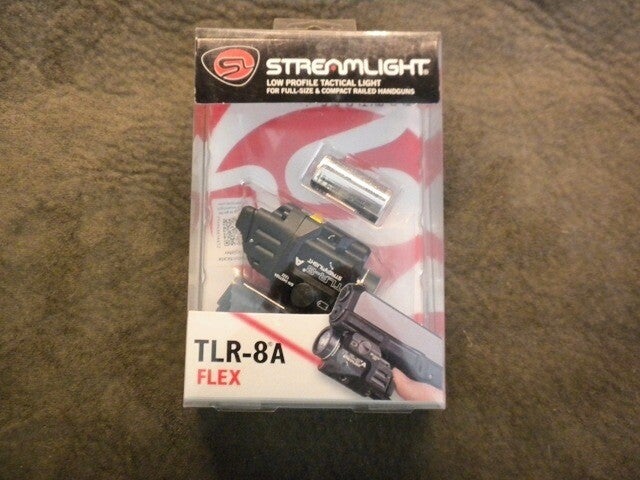 NEW Streamlight Model TLR-8A Flex 500 Lumen Low Profile Tactical Light With Red Laser