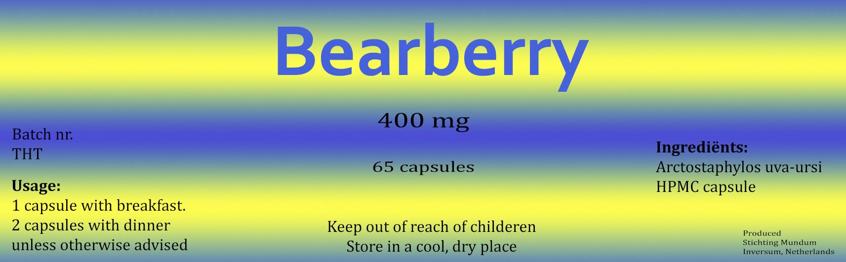 DHC Bearberry® 400mg - 65 capsules