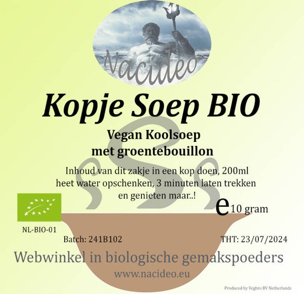 Kopje Soep Bio - Koolsoep