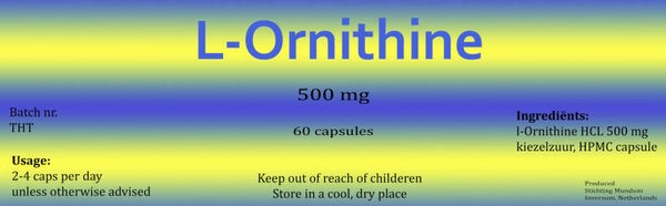 DHC L-Ornithine 60 capsules 500 mg