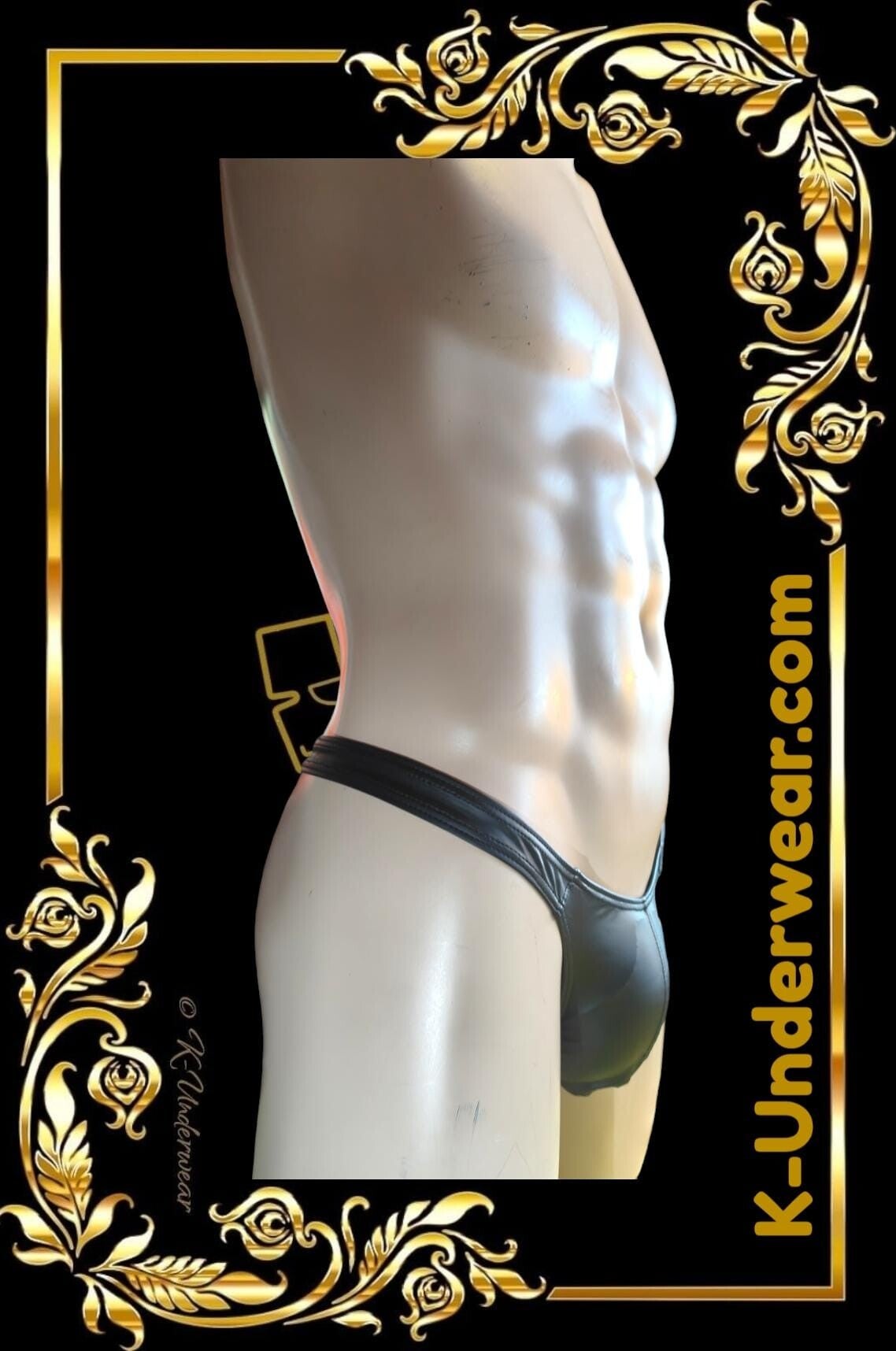 Men Leather Underwear Sexy G-String Thongs Dessous/K-Underwear Men Leather Underwear Sexy G-String Thongs Dessous/K-Underwear