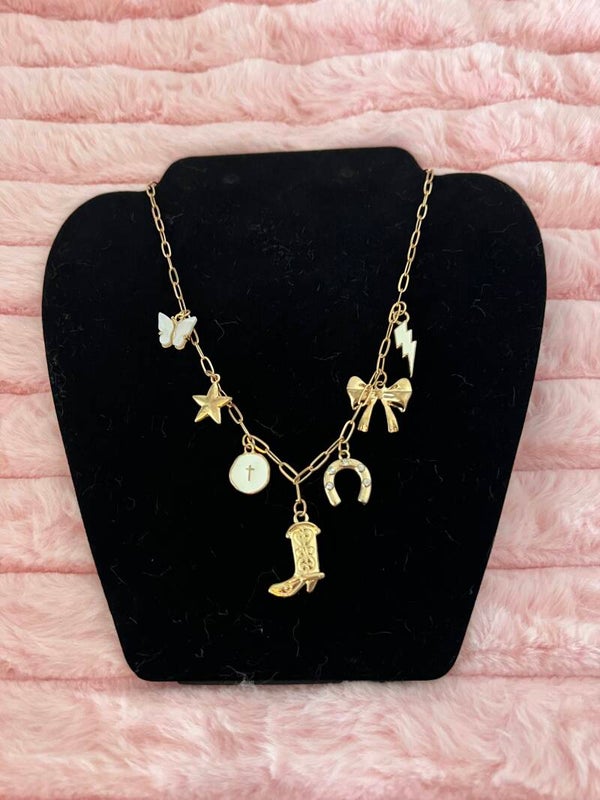 Goudkleurige bedelketting – Paard