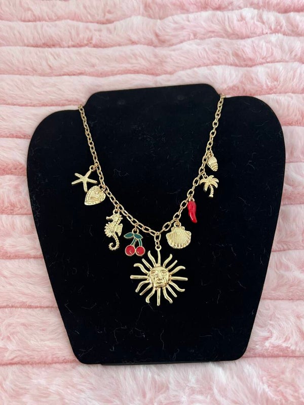 Goudkleurige bedelketting – Zon & Zee