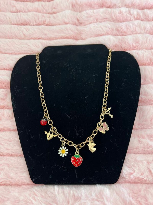 Goudkleurige bedelketting – Strawberry Garden