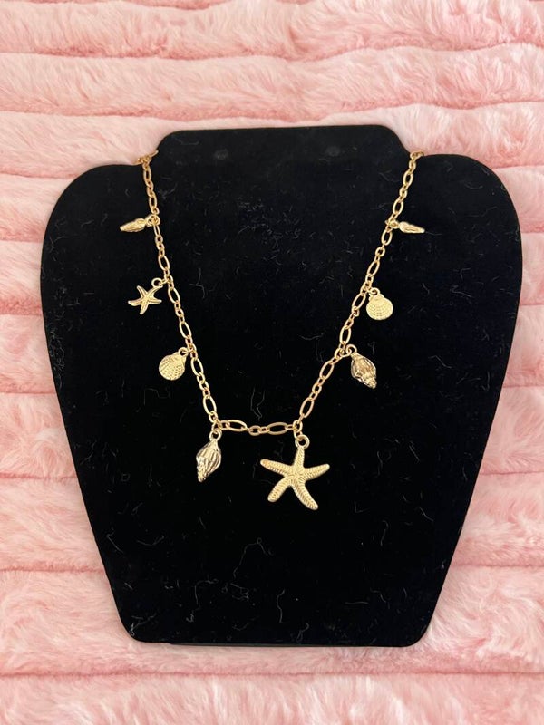 Goudkleurige ketting – Seaside