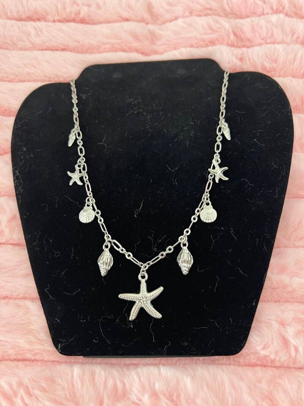 Zilverkleurige ketting – Ocean Breeze
