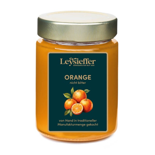 B2B LEYSIEFFER FRUCHTAUFSTRICH ORANGE NICHT BITTER 200g